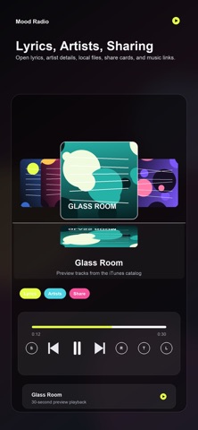 Mood Radio iPhone screenshot