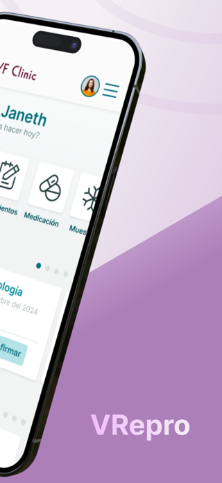 VRepro - Patient App Screenshot 2 of 7
