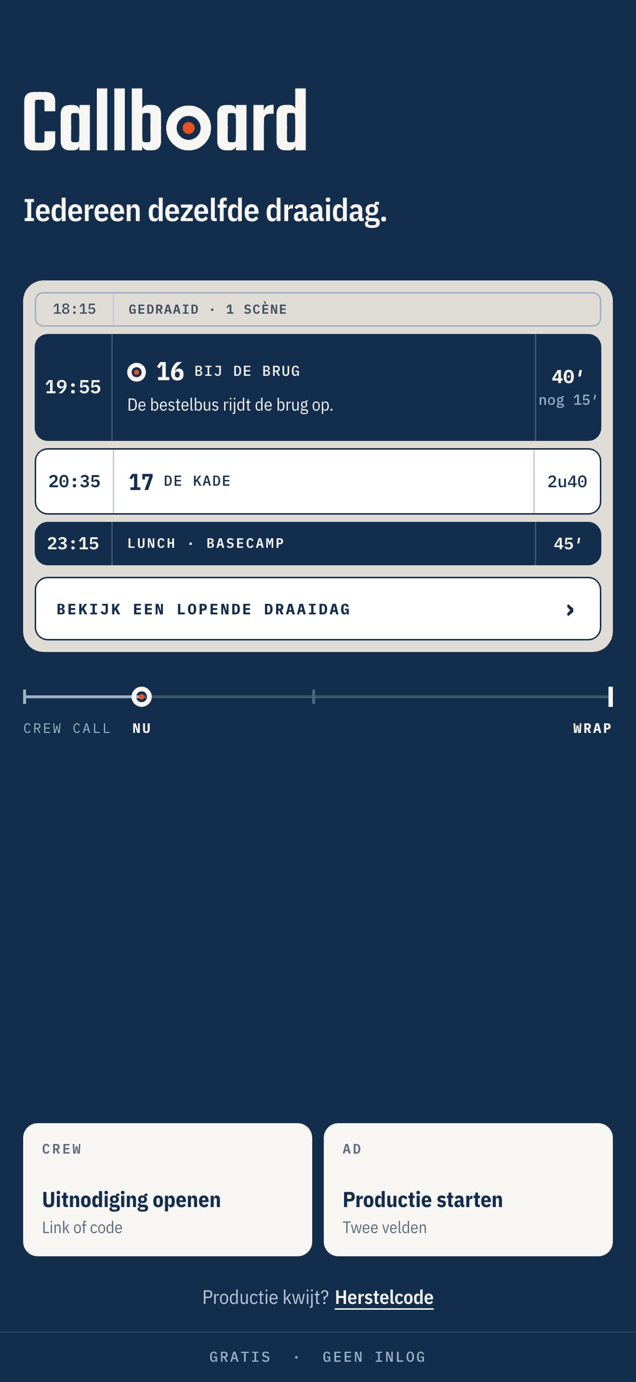 Screenshot 1 of Callboard