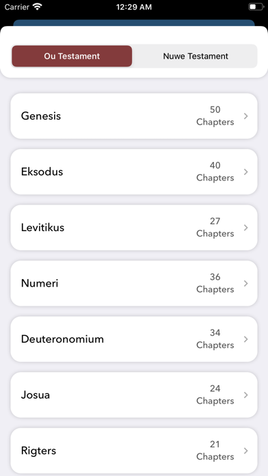 Afrikaans + English Bible Screenshot