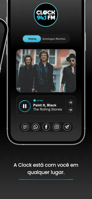 Clock FM - Vitória - ES screenshot 2