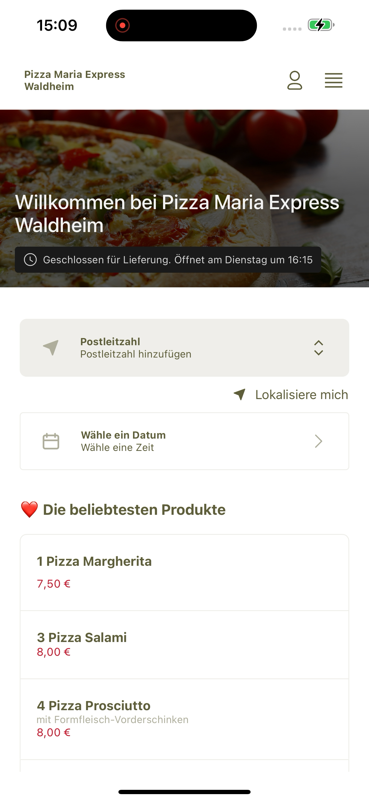 Pizza Maria Express Waldheim screenshot 3