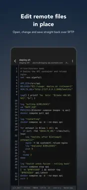 Mobile SSH Terminal screenshot 2