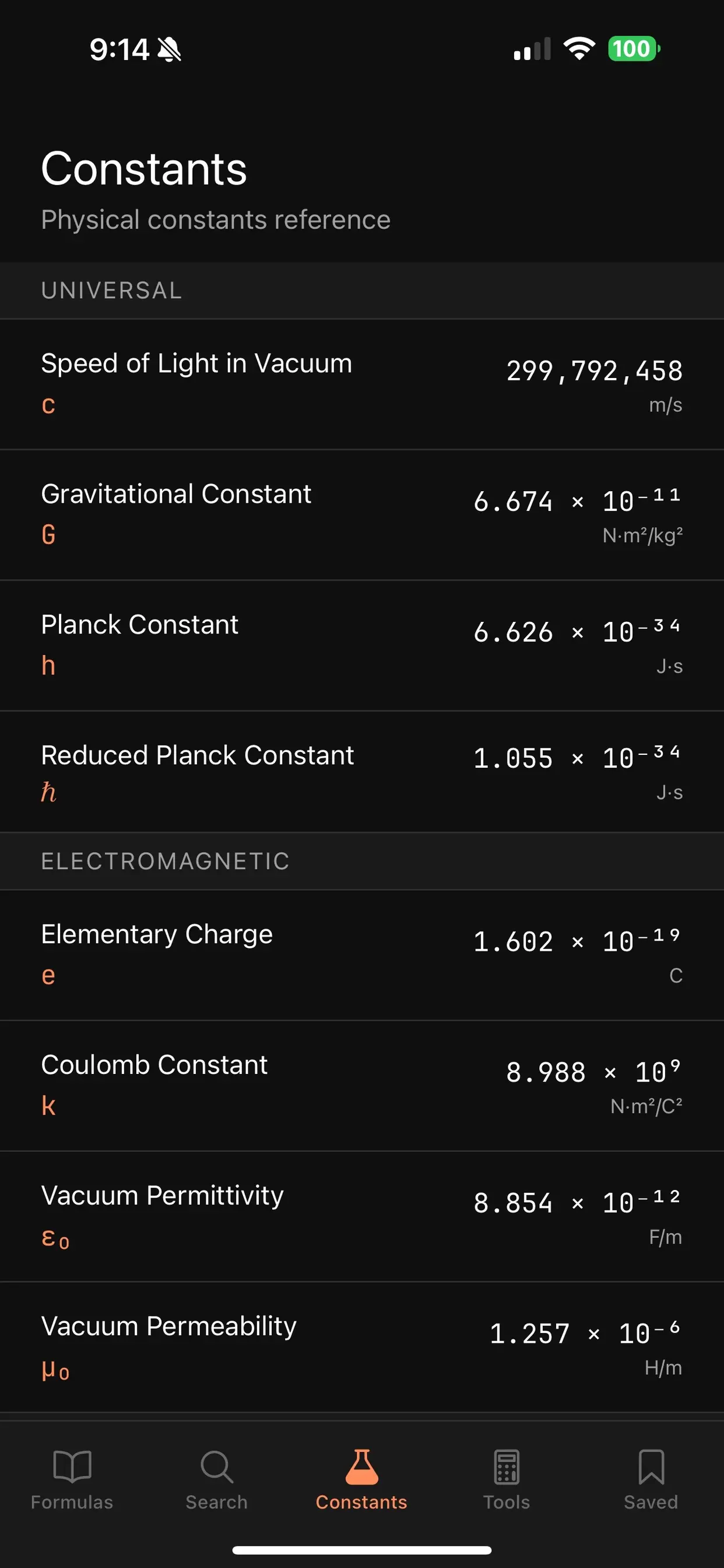 #6. Physics Formulas - PhysRef (iOS) Von: Mobin Akhter
