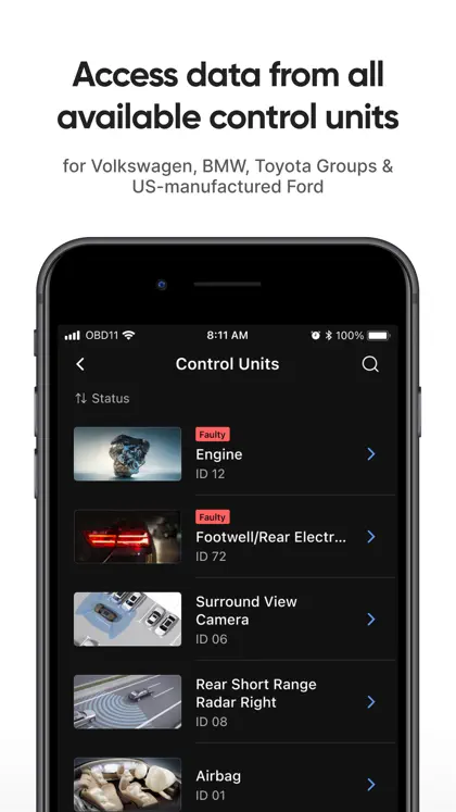 Screenshot 3 von 6 zu OBDeleven – OBD2 car scanner
