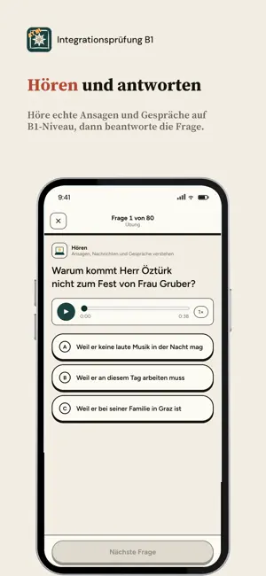 Integrationsprüfung B1 screenshot 2