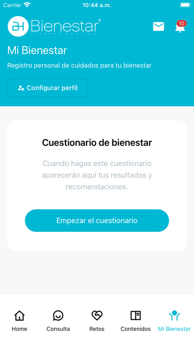 BH Bienestar Screenshot