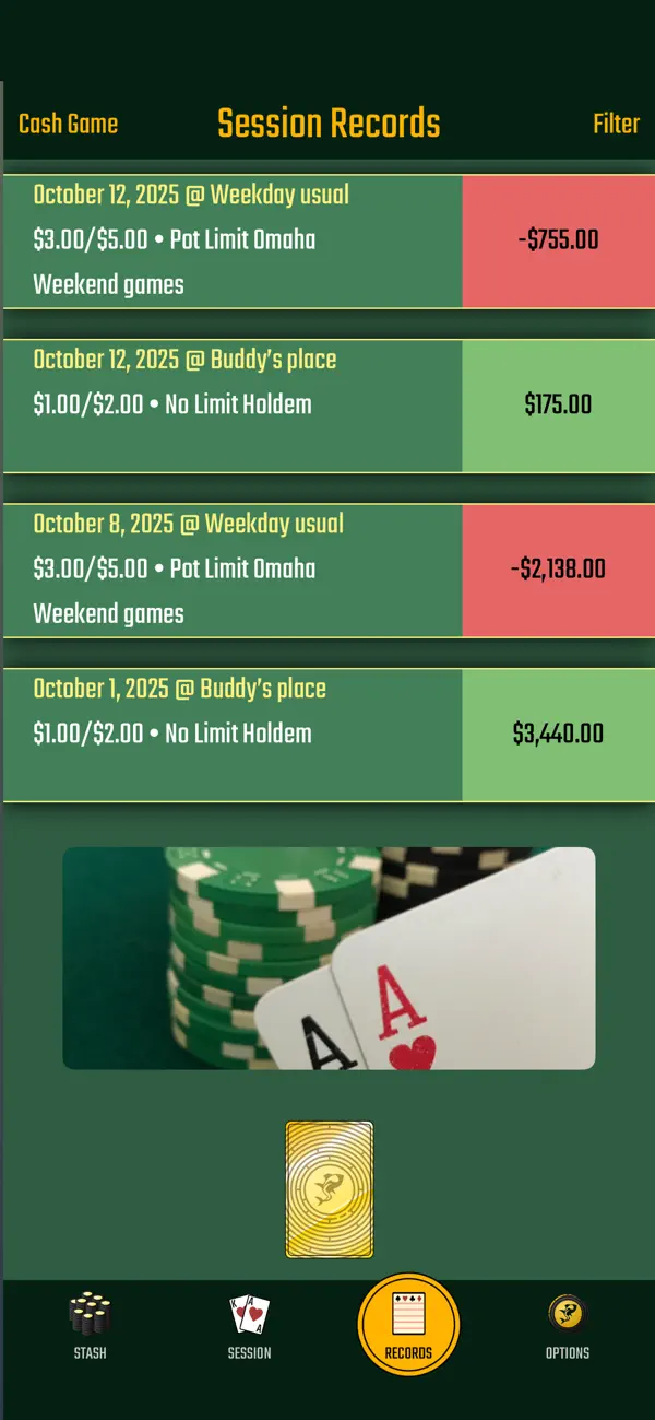 Screenshot #3 pour Poker Stash