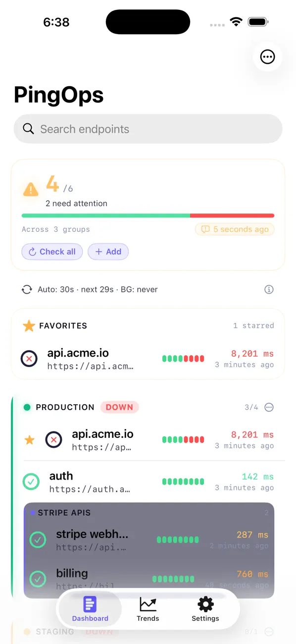 #1. PingOps (iOS) Tekijänä: Paolo Javier