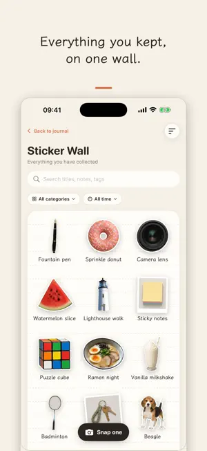 Snapkin: Photo Sticker Journal screenshot 2