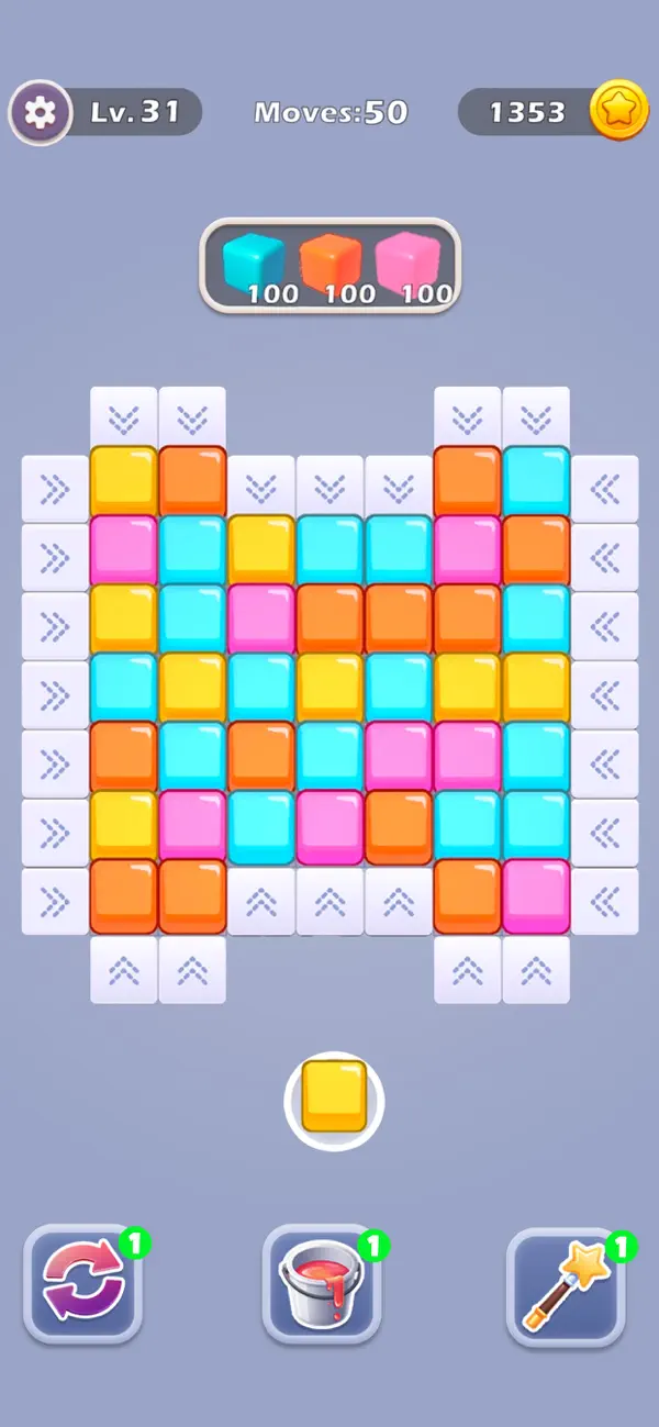 Screenshot #1 pour Color Block Match Blast