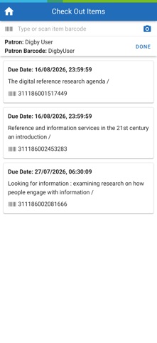 Digby® by OCLC® iPhone screenshot