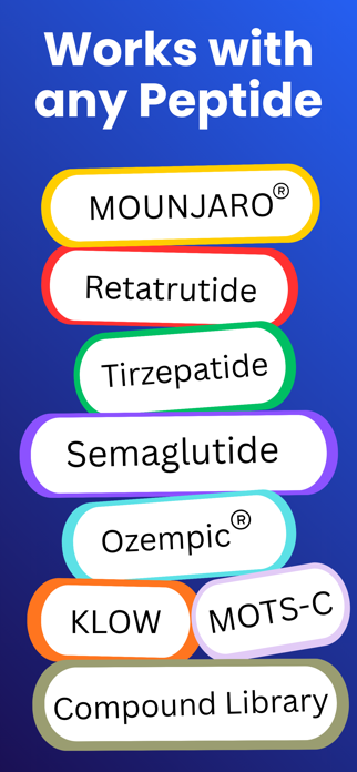 WeightSnap: Peptide Tracker Screenshot 10 of 10