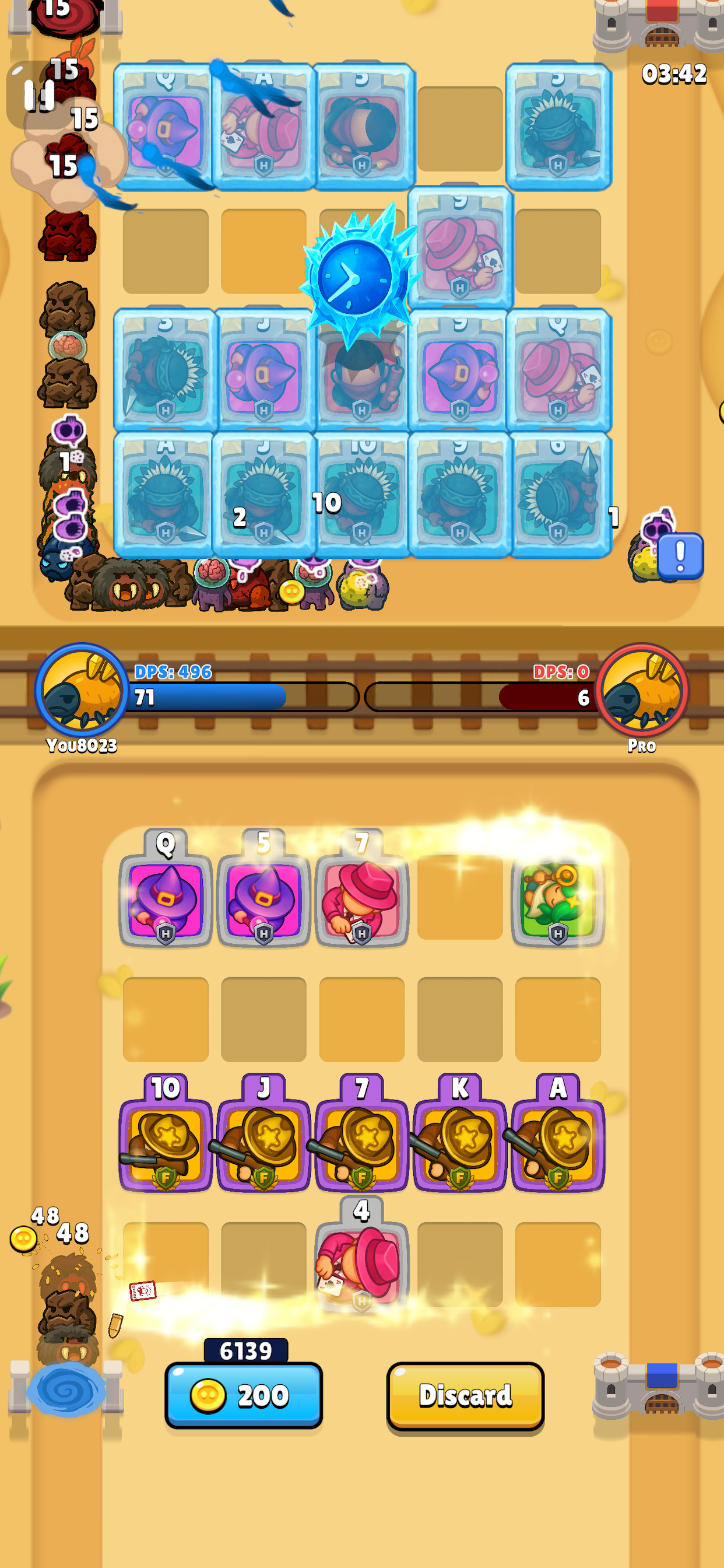 Hand of Heroes -Combo Strategy screenshot 6