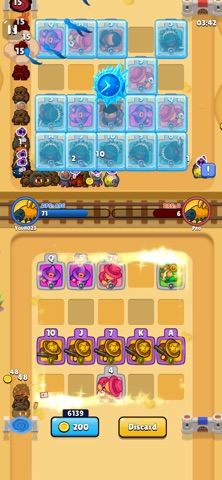 Hand of Heroes -Combo Strategy iPhone screenshot