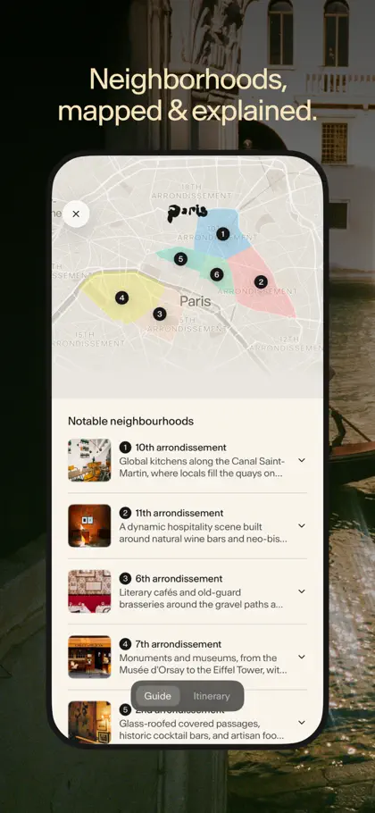 Screenshot 5 von 6 zu Places: Curated Travel Guide