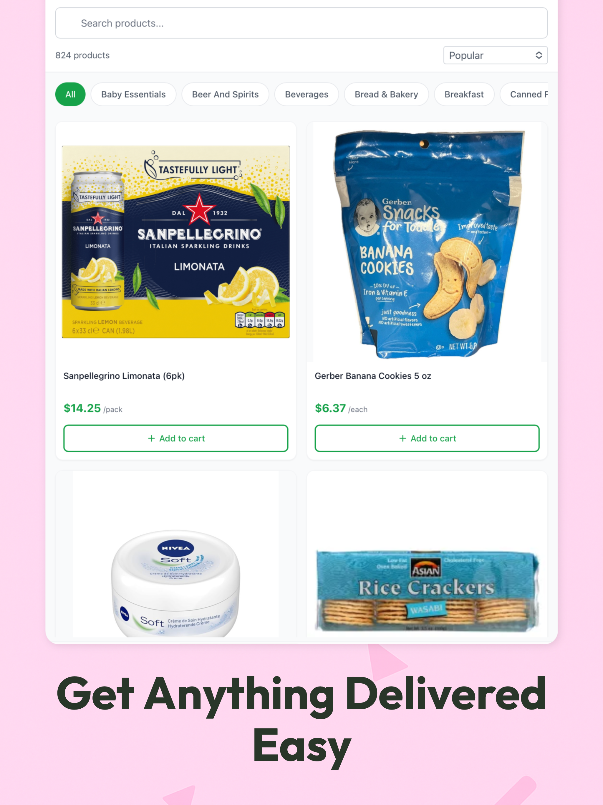 Island Cart: Grocery Delivery