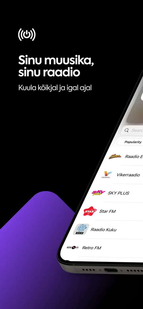 Screenshot #1 pour Radio EE: Eesti raadiod