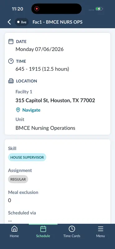 symplr Time and Scheduling screenshot 5 of 8
