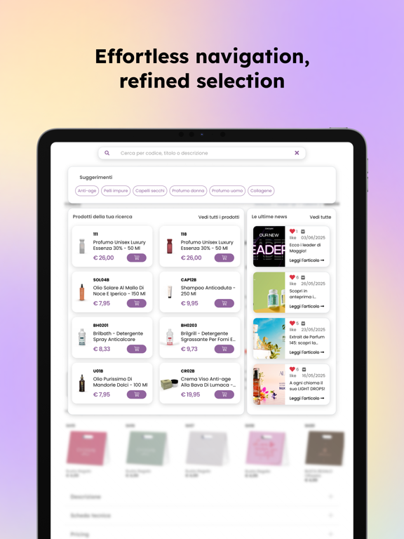 Chogan Group – Official App iPad screenshot 1 - Shopping app