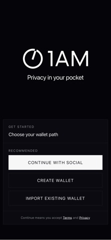 1AM Wallet Screenshot 1 of 4