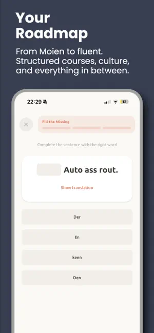 Tewdy Vox: Learn Luxembourgish screenshot 4