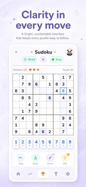 Sudoku: Daily Logic Puzzles screenshot 1