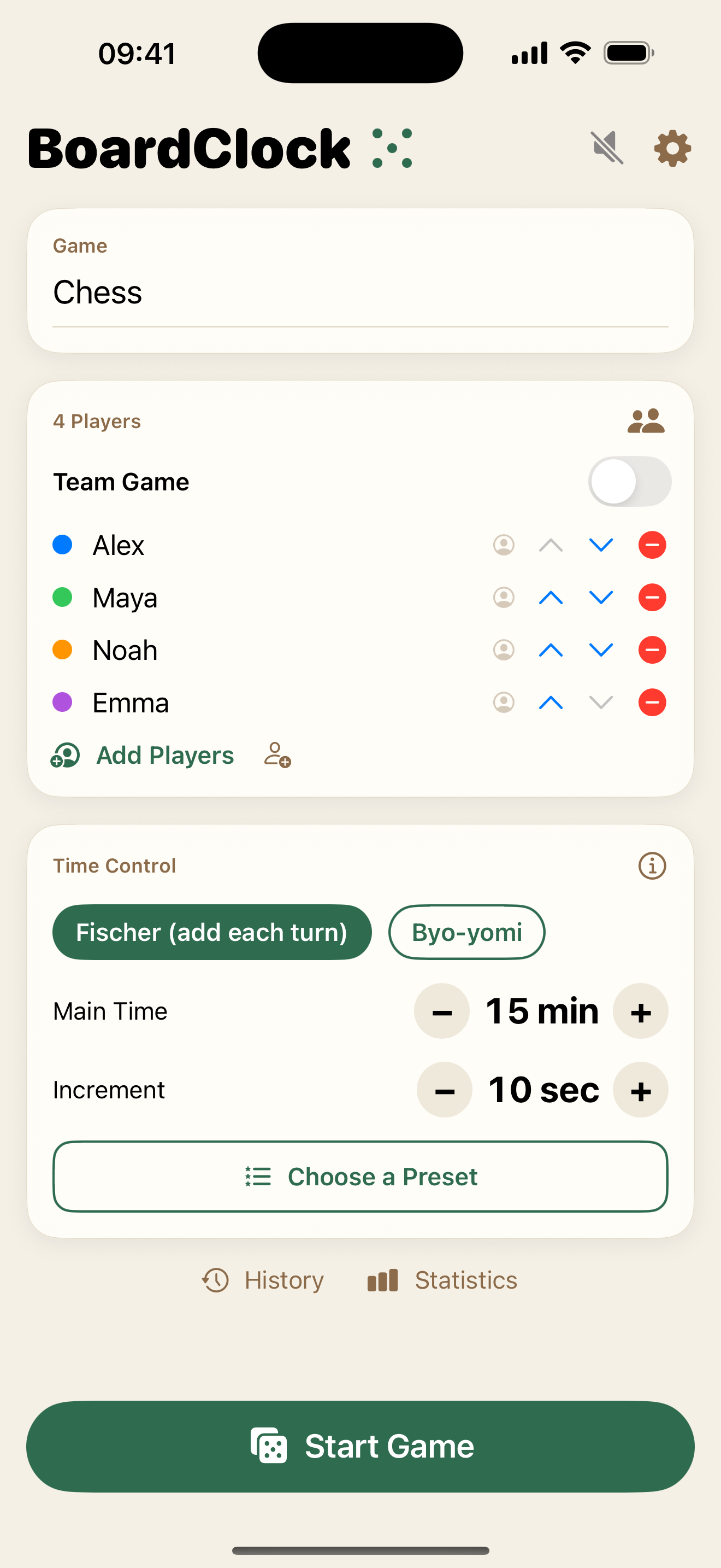 BoardClock: Turn Timer screenshot 4