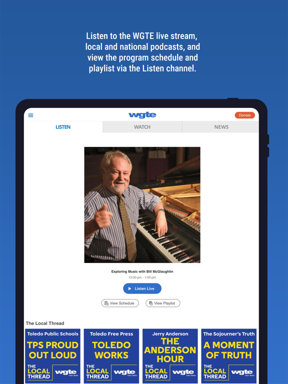 Screenshot #6 pour WGTE App