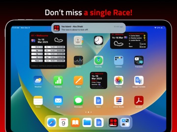 Formula Widgets: RacingStatz iPad screenshot