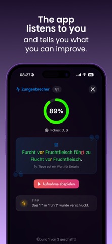 Besser Sprechen: Voicetraining Screenshot 9 of 10