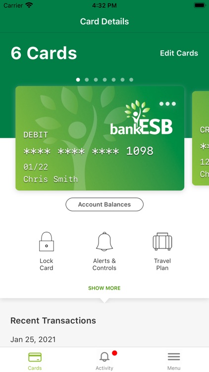bankESB Card Manager