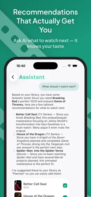 Seenfy: TV Show, Movie Tracker screenshot 3