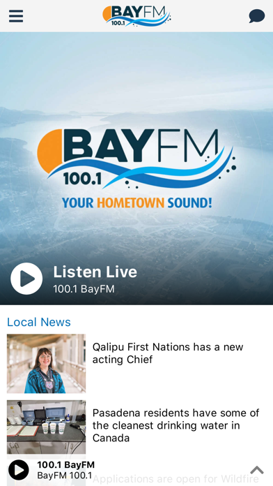 100.1 Bay FM Screenshot 1 - AppWisp.com 100.1 Bay FM Screenshot 1 - AppWisp.com
