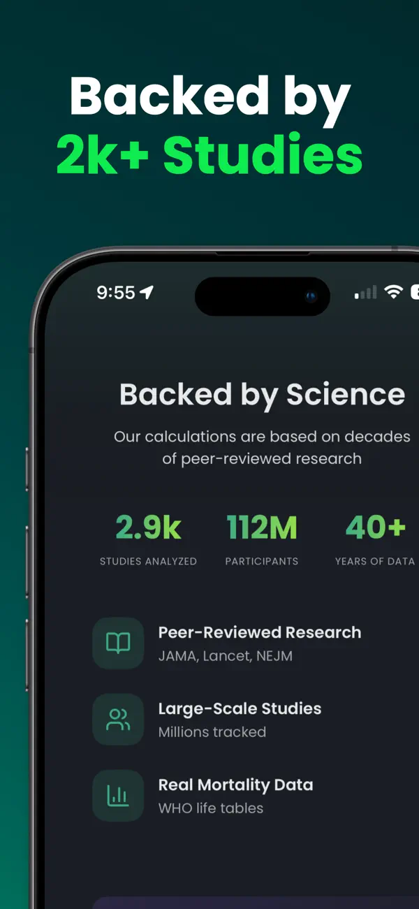 Amped: Lifespan Tracker Screenshot 1