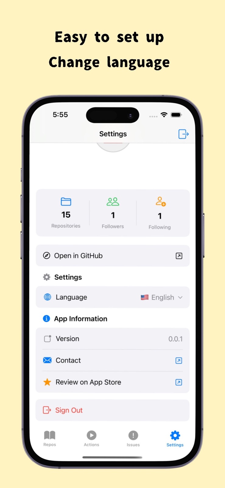 OctView - Repo Manager iphone screenshot 3