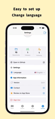 OctView - Repo Manager iPhone screenshot