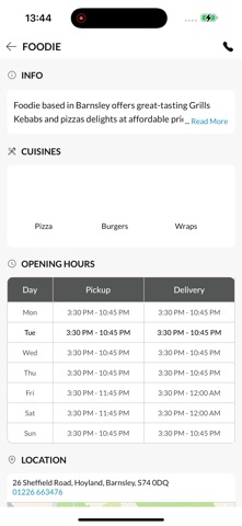 FOODIE - Hoyland screenshot