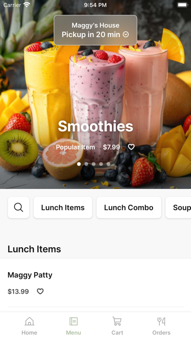 Maggy's House iPhone screenshot 2 - Food & Drink app
