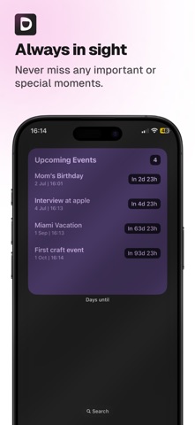Countdown - Days Until Event screenshot