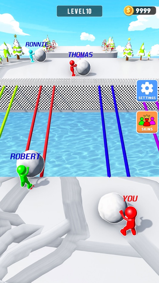 #4. Snow Sprint: 3D Race Rush (iOS) 由: Rehmat Ali Allah Ditta