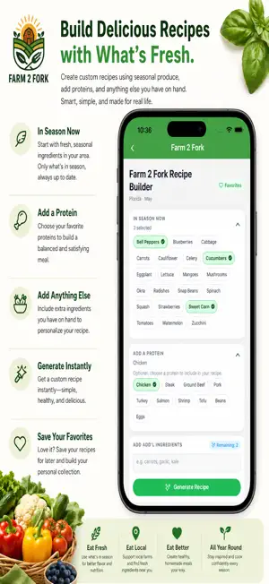 Farm2Fork: Seasonal Recipes screenshot 3