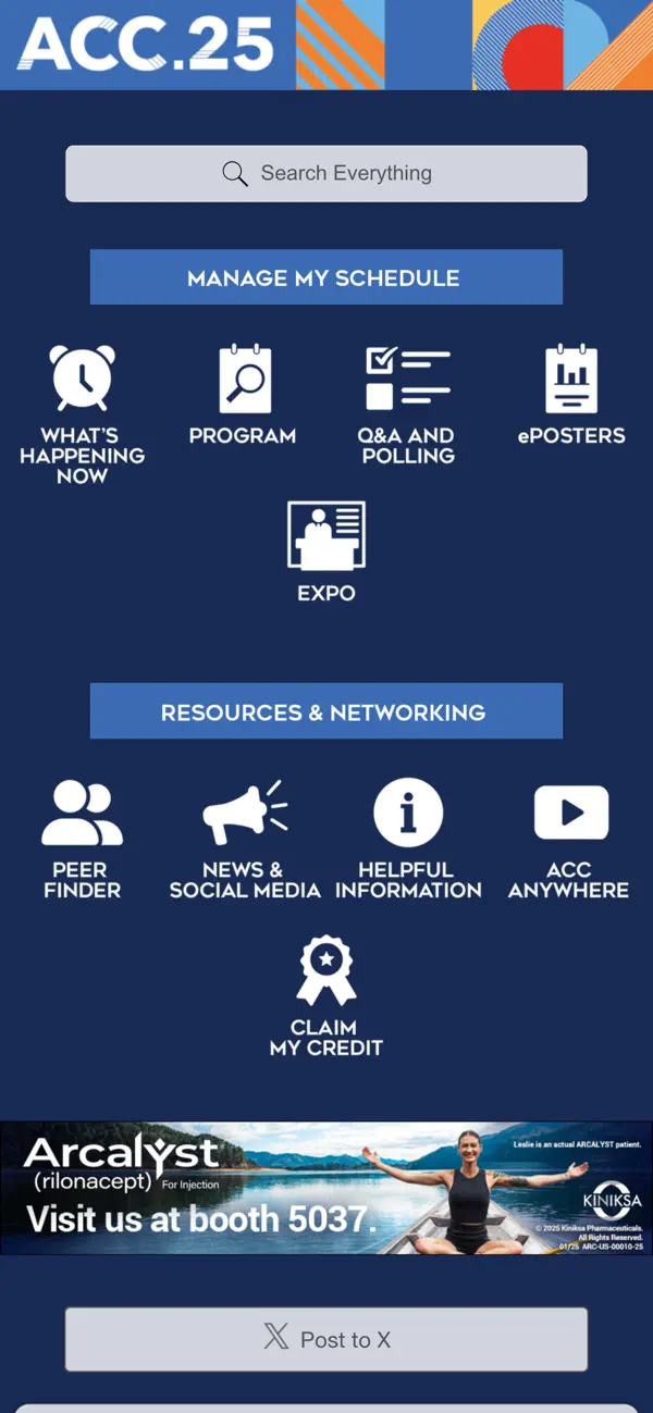 #1. ACC.25 (iOS) De: American College of Cardiology