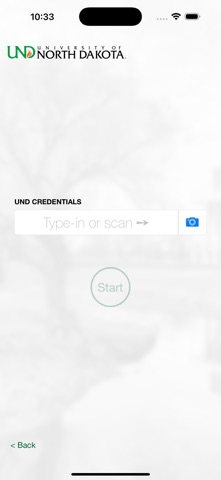 UND Libraries Checkout iPhone screenshot