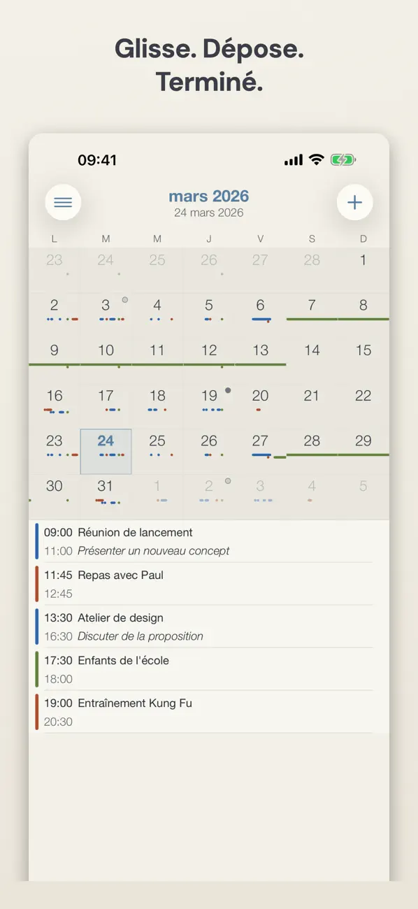 Screenshot #2 pour Appoint - Calendrier Smart