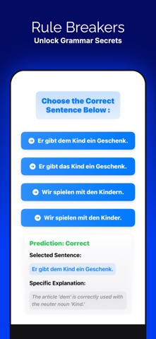 German Grammar B1 iPhone screenshot