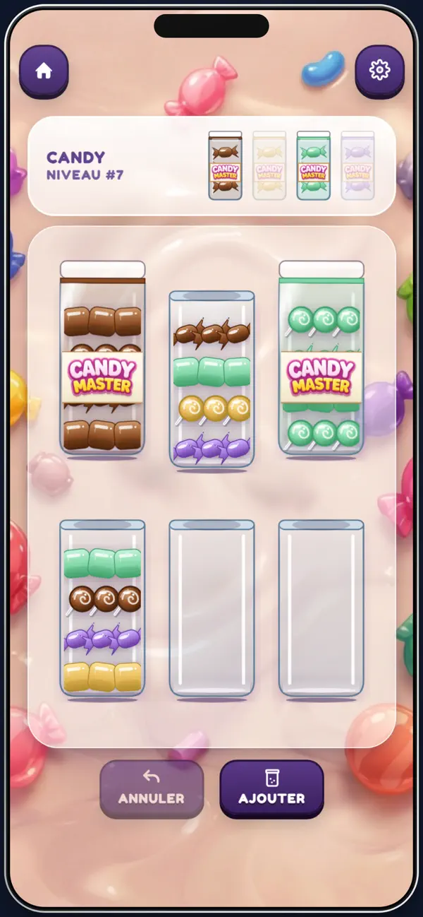 Screenshot #3 pour Candy Sort Master