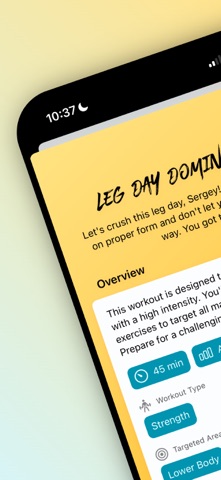 Workout AI: Smart Trainings screenshot