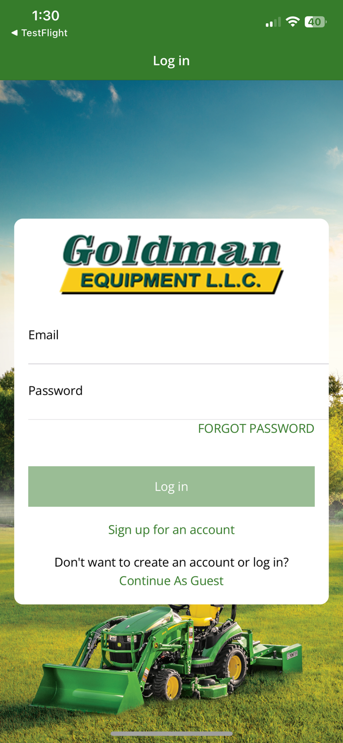 Goldman Customer Portal