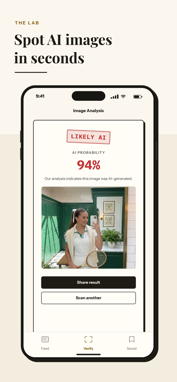 FakeOut: Fake News & AI Check iphone screenshot 2